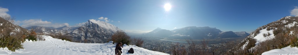 Panoramic view from the Scialet