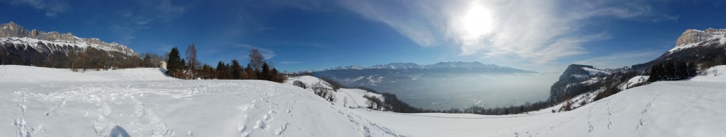 Panorama from Saint Hilaire du Touvet.
